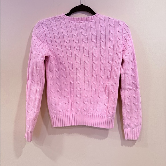 🔥Ralph Lauren Women’s Pink Cable Knit Sweater Size S Like New🔥 - Picture 2 of 5